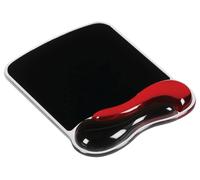 Alfombrilla Ergonómica Para Ratón Duo Gel Wave, Roja / Negra - 62402