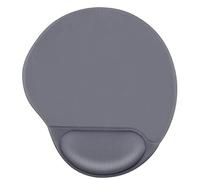 Alfombrilla ergonómica para ratón, pequeña almohadilla de gel para muñeca adecuada para mujeres y niños, alfombrilla de mouse lisa, con base antideslizante, para oficina, hogar, juegos, trabajo (gris