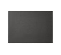 Alfombrilla Escritorio Cuero Gris Antracita - Estructura Acero y Doble Costura