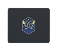 Alfombrilla Escritorio Emblema De La Guarnición Peterson-Schriever Bordes Cosidos Mousepad Moderno Gaming Tapete para Hogar Trabajo Portátil 10X12In