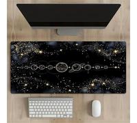 Alfombrilla Escritorio Grande XXL 1200x600x2 mm, Planetas Dibujos Animados Alfombrilla de Ratón Gaming con Superficie de Textura Especial, Tapete de Ratón Elegante para Oficina, Estudio, Juegos