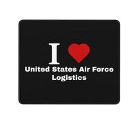 Alfombrilla Escritorio Me Encanta La Logística De Las Fuerzas Armadas De Estados Unidos. Resistente Mousepad Duradero Tapete Escritorio para Pc Juegos Hogar 10X12In
