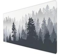 Alfombrilla Escritorio Paisaje, Alfombrilla ratón Gaming Bosques, Protector Escritorio con Base De Goma Antideslizante, Impermeable Mousepad para Aprender, Navidad 900x400x3mm A222