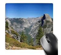Alfombrilla Escritorio Parque Nacional De Yosemite con Half Dome Lavable Accesorios Ordenador Portátil Protector Escritorio para Oficina Juegos Trabajo 25X30Cm