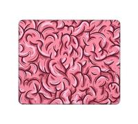 Alfombrilla Escritorio Patrón Sin Costuras De Cerebro Rosa Suave Mouse Pad Duradera Accesorios Ordenador para Escritorio Computadora Trabajo 25X30Cm