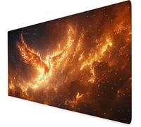 Alfombrilla Escritorio Phoenix, Alfombrilla ratón Gaming Llama, Protector Escritorio con Base De Goma Antideslizante, Impermeable Mousepad para Aprender, Navidad 700x300x3mm A230