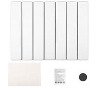 Alfombrilla escurreplatos para encimera de cocina, plegable, de piedra, antideslizante, reutilizable, de diatomita, para fregadero, escurridor, encimera de mármol (blanco, 40 x 30 cm)