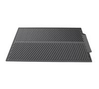 Alfombrilla escurridora Esterilla de silicona for escurrir frutas y verduras, multiusos, aislante térmico, transpirable, antideslizante, ventilada