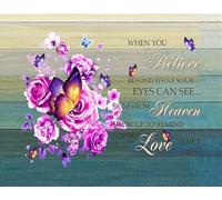 Alfombrilla Fácil Limpieza Alfombra Entrada Cuando Crees Más Allá De Lo Que Tus Ojos Pueden Ver Suave Alfombra Exterior para Interior Dormitorio Puerta 40X60Cm