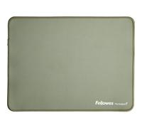 Fellowes Breyta Alfombrilla de Ratón Ergonómica Extragrande Verde Salvia, Base de Goma Antideslizante, Bordes Cosidos Resistentes, Protección Microban, y Optimizada para Ratones Ópticos y Láser