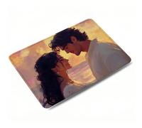 Alfombrilla Gaming 300 x 250 mm, Alfombrilla Ratón con Base Antideslizante, Mejora la Precisión y la Velocidad, Pareja Mousepad Impermeable y Lavable, para Oficina, Hogar, Juegos Atardecer 0o-635