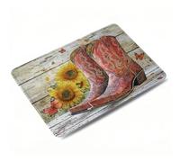 Alfombrilla Gaming 300 x 250 mm, Alfombrilla Ratón con Base Antideslizante, Mejora la Precisión y la Velocidad, Mariposa Mousepad Impermeable y Lavable, para Oficina, Hogar, Juegos Girasol 0o-391