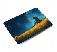 Alfombrilla Gaming 420 x 350 mm, Alfombrilla Ratón con Base Antideslizante, Mejora la Precisión y la Velocidad, Azul Mousepad Impermeable y Lavable, para PC, Oficina, Hogar, Juegos Girasol 0o-605