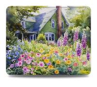 Alfombrilla Gaming 420 x 350 x 3mm Alfombrilla Ratón con Base Antideslizante, Bordes Acolchados, Multifuncional y Duradera, Accesorios Gaming para Ratón con Cable o Inalámbrico, Flor Cabina 0d-395