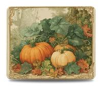 Alfombrilla Gaming 420 x 350 x 3mm Alfombrilla Ratón con Base Antideslizante, Bordes Acolchados, Multifuncional y Duradera, Accesorios Gaming para Ratón con Cable o Inalámbrico, Retro Calabaza 0d-192