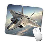 Alfombrilla Gaming Avión De Combate De Superioridad De Las Fuerzas Armadas De EE. UU. F-22 Raptor Suave Alfombrilla De Ratón Antideslizante Gaming Tapete para Oficina Pc Gamer 10X12In