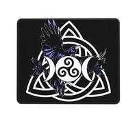 Alfombrilla Gaming El Nudo Morrigan Triple Diosa Crow Suave Alfombrilla De Ratón Moderno Gaming Tapete para Oficina Gamer Pc 10X12In