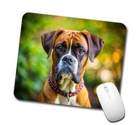 Alfombrilla Gaming Foto De Un Perro Bóxer Antideslizante Alfombrilla De Ratón para Juegos Resistente Gaming Tapete para Ordenador Oficina Mujer 10X12In