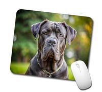 Alfombrilla Gaming Foto De Un Perro Cane Corso Suave Mousepad Antideslizante Tapete Escritorio para Hogar Portátil Mac 10X12In