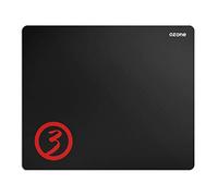 Alfombrilla Gaming Ozone Ground Level S - Diseño Gamer - Tamaño Pequeño - Ergonomica, Superficie Tela Suave, Base de Goma, Antideslizante, Negro