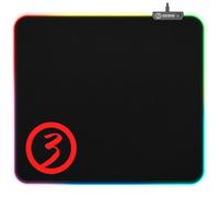 Ozone Alfombrilla Gaming Level Pro Spectra -OZGLPROSPECTRA- Alfombrilla RGB de Tamaño Grande, Controlador de Efectos + 3 Modos de iluminación, Base de Goma, Borde y Cable Reforzado, USB, Negro.