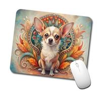 Alfombrilla Gaming Perro Chihuahua Art Nouveau Suave Alfombrilla De Ratón Moderno Gaming Tapete para Gaming Juegos Gamer 10X12In