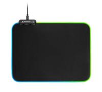 Sharkoon Alfombrilla gaming 1337 V2 RGB 360 – Flexible, textil, 360x270x3 mm – Negro