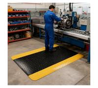 Alfombrilla gruesa antifatiga, rollo largo para estar de pie todo el día, trabajo ergonómico, alivio del estrés de los pies y las piernas