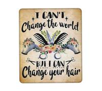 Alfombrilla Herramientas De Barbería: Puedo Cambiar Tu Peinado. Juegos Retro. 25X30Cm Bordes Cosidos Alfombrilla De Ratón Base De Goma Tapete para Ordenador Pc