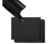Alfombrilla Horno, Protector Horno Interior Reutilizable 50x40 cm, Alfombrilla Antiadherente Recortable Universal para Hornos Eléctricos, de Gas y con Ventilador, Fácil Limpieza en Lavavajillas, Negro