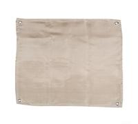 Alfombrilla ignífuga para barbacoa de fibra de vidrio para resistencia al calor y protección contra llamas, adecuada para aplicaciones al aire libre, patio, césped y madera (100 x 80 cm)