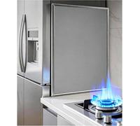 Alfombrilla ignífuga para Estufa, Protector térmico para Campana extractora, Panel Aislante para refrigerador (110x60cm)