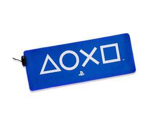 Alfombrilla Iluminada PlayStation - Teclado y Ratón Iluminados para Oficina, Alfombrilla Grande para Gamers