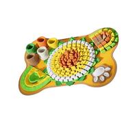 Alfombrilla interactiva para olfatear perros para alimentación lenta y digestión, estimulación mental y juguete de rompecabezas, respaldo antideslizante, alfombrilla de entrenamiento para olfatear