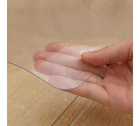 Alfombrilla lavable de 1,5 mm para silla de oficina, resistente, antideslizante, PVC, para madera dura y alfombra, alfombrilla translúcida, 70 x 90 cm, perfecta para uso doméstico y de oficina