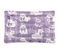 Alfombrilla lavable para cama de perro, suave, antideslizante, para perros grandes, jumbo, medianos y pequeños, 36 x 24 pulgadas