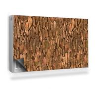 Alfombrilla Magnética 100x60 cm para Radiador Magnético Panel Decorativo Protección contra el Polvo y Daños Fácil Instalación - Un Primer Plano de los Colores Naturales de la Corteza de los árboles.