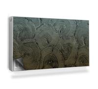 Alfombrilla Magnética 110x60 cm para Radiador Magnético Panel Decorativo Protección contra el Polvo y Daños Fácil Instalación - Composición a Partir de Secciones de árboles.