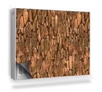 Alfombrilla Magnética 80x60 cm para Radiador Magnético Panel Decorativo Protección contra el Polvo y Daños Fácil Instalación - Un Primer Plano de los Colores Naturales de la Corteza de los árboles.