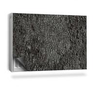 Alfombrilla Magnética 90x60 cm para Radiador Magnético Panel Decorativo Protección contra el Polvo y Daños Fácil Instalación - Corteza Oscura de un árbol Viejo, atmósfera Oscura.