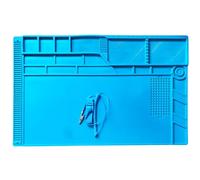 Alfombrilla magnética de silicona para soldar, 21.6 x 13.8 pulgadas