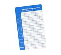 Alfombrilla magnética para tornillos de 145 x 90 mm, bandeja de reparación portátil para tornillos pequeños, mantenimiento electrónico, banco de trabajo, proyectos de bricolaje, color azul
