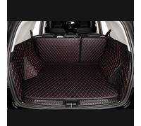 Alfombrilla Maletero Alfombra Maletero Coche Apta para Hyundai para Santa Fe TM 2019 2020 2022 2023 Automóviles Almohadillas Revestimiento Carga Alfombrillas Maletero Maletero Estera(Negro Rojo)