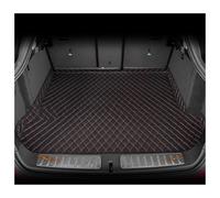 Alfombrilla Maletero Alfombrilla 3D para Maletero Coche para Ford para Mustang Mach E 2021 2022 2023 2024 Accesorios Interiores Protector Maletero Coche(Black-Red)