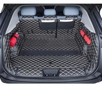 Alfombrilla Maletero Alfombrilla Maletero Coche para Chery para EBRO S700 2025 para PHEV Revestimiento Maletero Suelo Cuero Alfombra Bandeja Protectora Alfombrillas Bandeja(Black Beige Full)