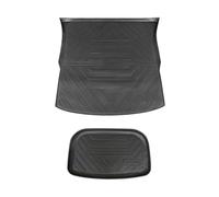 Alfombrilla Maletero Coche Alfombrilla Maletero Trasero Tipo Clima Protector Respaldo Y Revestimiento El Compartimento Carga Trasero para Tesla para Model Y(Cargo Mat 2 Kit)