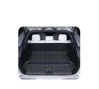 Alfombrilla Maletero Coche Alfombrilla PU para Maletero Coche, Impermeable, Totalmente Envolvente para Xpeng G6 para XiaoPeng 2023 2024(1 Black Beige)