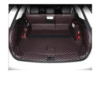 Alfombrilla Maletero Coche Bandeja Protectora Maletero para Omoda C9 para Phev 2025-2024 Impermeable Antibarro Cuero Cobertura Completa(Full Set Black Red)