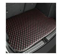 Alfombrilla Maletero Coche Compatible con Acura RDX 2010-2018 2019 2020 2021 2022 Piezas Interiores De Estera Maletero Coche Personalizadas Cuero PU(Negro Rojo,2010-2018)