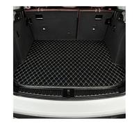 Alfombrilla Maletero Coche Compatible con Acura RDX 2010-2018 2019 2020 2021 2022 Piezas Interiores De Estera Maletero Coche Personalizadas Cuero PU(Black Beige,2019-2022)